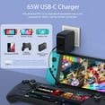 thumbnail image 2 of 65W USB C Type C Charger for Valve Steam Deck and Nintendo Switch 2, AC Adapter compatible with Nintendo Switch/ LITE/ OLED/ TV Dock Mode with USB Type C Cable, 2 of 8
