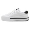thumbnail image 2 of Tenis Puma Mujer Court Classic Plataforma Blanco Casual negro 3 MX, 2 of 7