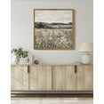 thumbnail image 3 of Drsoum Vintage Landscape Canvas Wall Art 16x16in Natural Framed Prairie in Full Bloom Classic Wall Prints Modern Farmhouse Kitchen Bedroom Office Decor, 3 of 6