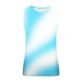 thumbnail image 4 of HOOMEUMY Men's Summer Gradient Fitness Tank Top Sleeveless Crew Neck Loose Fit Sports Tie Dye Tank Tops z_Multicolor XXXXXXL, 4 of 4