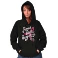 thumbnail image 4 of Proud Pink Supporter Breast Cancer Hoodie Sweatshirt Women Brisco Brands S, 4 of 6