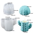 thumbnail image 5 of lanema Creative Cactus Shaped Silicone Molds for Scented Candle Cups and Storage, 5 of 10