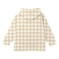 thumbnail image 6 of Ugoldhm Girls Plaid Zip-Up Hoodie Soft Flannel Lined Jacket, Cozy Casual Sweatshirt with Pockets, 6 of 8