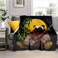 thumbnail image 1 of Manta de franela con dibujos de Panda Kawaii para niños, ropa de cama de viaje, sofá, regalo, supersuave, 1 of 4