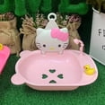 thumbnail image 1 of Sanrio-jabonera Hello Kitty con drenaje de agua para baño, soporte para esponja, contenedor de jabón, accesorios para suministros de baño, 1 of 4