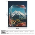 thumbnail image 4 of Orinice Scenery in The Glass Blanket - Captivating Landscape, Soft and Comfortable Flannel, Ideal for Any Furniture, All-Season Warmth,  40x50in, 4 of 6