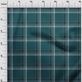 thumbnail image 2 of oneOone Organic Cotton Poplin Twill Fabric Tartan Check Print Sewing Fabric BTY 42 Inch Wide, 2 of 4