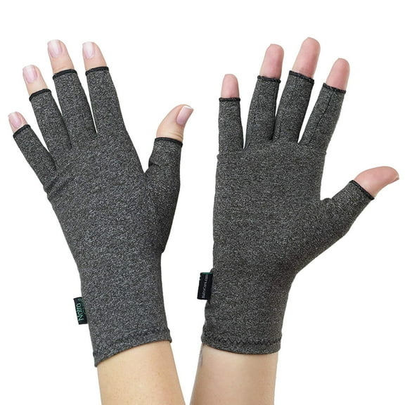 Natracure Arthritis Gloves - Compression Gloves - Medium (for Relief from Stiff Joints, Inflammation, Carpal Tunnel and Rheumatoid & Osteoarthritis Pain)