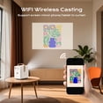 thumbnail image 3 of Proyector de rastreo BESGEER Mini WiFi 5.2 Bluetooth 1080p HD, 3 of 9