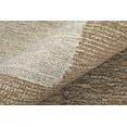 thumbnail image 5 of 5' X 8' Brown Tan and Ivory Wool Abstract Hand Tufted Area Rug, 5 of 9