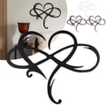 thumbnail image 3 of RELAX Metal, Metal Wall Decoración de Wall de Metal, Escultura Artística Colgante de Corazón Infinito, Adorno de Símbolo de Infinito para Siempre art Negro de 12 " 14", 3 of 10