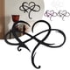 thumbnail image 3 of RELAX Metal, Metal Wall Decoración de Wall de Metal, Escultura Artística Colgante de Corazón Infinito, Adorno de Símbolo de Infinito para Siempre art Negro de 12 " 14", 3 of 10