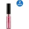 (2 pack) (2 Pack) NYC New York Color Liquid Lip Shine, Rivington Rose, 0.24 fl oz