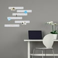 thumbnail image 3 of 8 Pcs Bulletin Board Felt Bar Strips Adhesive Memo Board Strips with Pushpins, 3 of 8