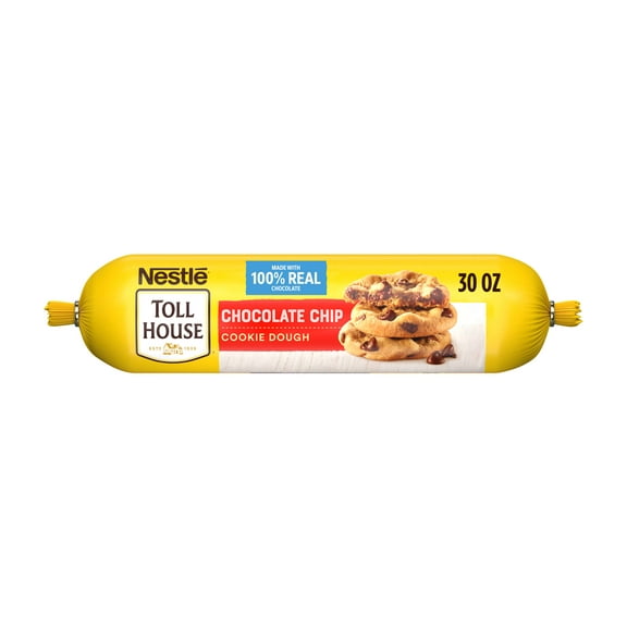 Nestle Toll House Chocolate Chip Cookie Dough, 1 Tube, 30 oz