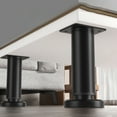 thumbnail image 2 of Raindrops Adjustable Bed Frame Support Legs Rolled Steel Practical for Wardrobe 4Pcs, 2 of 6