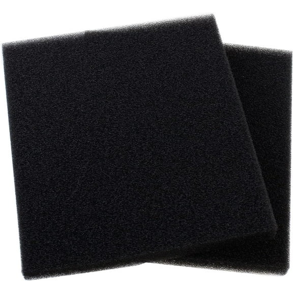 2 Pack Aquarium Bio Sponge Filter Media Pad Cut-to-Size Open Cell Foam Sheet for Fish Tank Sump (9" x 9" x 1")