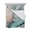 Turquoise, variant on Blue Teal Marble King Size Down Alternative Comforter, Lightweight Comforter Quilt Bedding Set with Pillow Shams Modern Ink Painting Abstract All Seasons Bed Comforter Duvet Insert 96"x106"