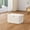 Beige-S/S, variant on Cotton Linen Fabric Clothes Storage Bag with Zipper and Handles Large Capacity Organizer Tote for Closet Under Bed Home Organization