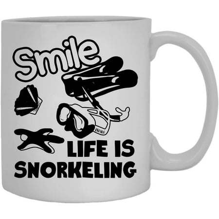 

Life Is Snorkeling Coffee Mug Teacup Large Coffee Mug 11 oz