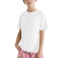 thumbnail image 2 of Boy's Girls 50+ Rash Guard Swim Shirts Kids Teens Short Sleeve T Shirt Fishing Surfing Water Beach Tops Running Workout Gym Active Tee Shirt, 2 of 9