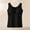 Black, variant on Women Thermal Vest Seamless Built in Bras Padding Fleece Lined Base Layer Top Winter Warmth Casual Everyday Black