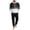 Outfits Sets - White, variant on Maqroz Mens Two Piece Sweatsuits Graphic Ombre Pullover Hoodie Sweatshirts Tapered Jogger Pants Casual Athletic Activewear Matching Tracksuits Trendy Outfits