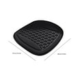 thumbnail image 3 of Bxaolu Car Seat Cushion for Driving - Seat Cushion for Car Seat Driver, Comfort Seat Pad for Auto, Office Chair, Wheelchair - Black, 3 of 6