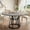 Grey, variant on Table Only-Round Dining Table for 4-6, 47" Wood Dining Room Table with Storage Shelf, Farmhouse Kitchen Table with Metal Base, Large Round Table for Home, No Chairs