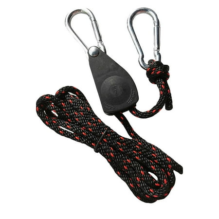 

Pulley system 1 Set of Outdoor Pulley Rope Lifting Hanging Rope Tent Adjustable Hook