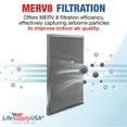 thumbnail image 3 of LifeSupplyUSA 20x25x1 Electrostatic Air Filter, MERV 8, Washable, Reusable Furnace AC/HVAC Filter, Energy Saving, Easy to Clean, Long-Lasting, 3 of 5