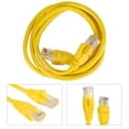 thumbnail image 2 of Sarapandan RJ45 1000M CAT5 Gigabit High Speed Ethernet Lan Network Yellow Patch Cable 2 meters, 2 of 7