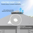 thumbnail image 4 of Outsunny 10' x 10' Patio Gazebo, Outdoor Gazebo Canopy, Light Grey, 4 of 10