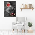 thumbnail image 3 of Kit de dibujo de taladro redondo completo DIY 5D mariposa rosa hecho a mano arte diamante pintura Likrtyny Arte deco, 3 of 9
