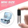 thumbnail image 3 of 50PCS Mini Clear Refillable Lip Gloss Tubes with Wand 1.2ml Empty Containers Travel Lip Balm Bottles for Samples with 5ml Syringes DIY Lip Gloss Base + Tag Labels Stickers (Black), 3 of 7