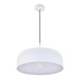 thumbnail image 3 of Elegant Lighting Ld4073d19 Etude 1 Light 19" Wide Pendant - White, 3 of 6