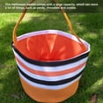 thumbnail image 4 of Naiovety Bolsa de Halloween Poliéster Gran capacidad Presente Aspecto lindo Cubos de vacaciones Decorativos Día de Todos los Bolsas con asa de Almacenamiento y organización del hogar uno Naiovety HA060897-01B, 4 of 6