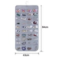 thumbnail image 5 of Non-woven Double Sides 80 Clear Pockets Hanging Jewelry Organizer, 5 of 5