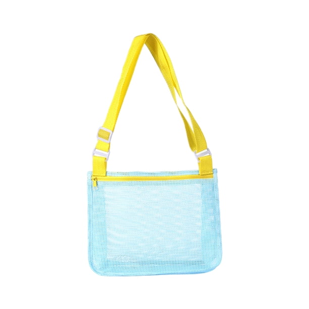 Moyic Hombro conveniente y ajustable Diseñado Playa Juguete Bolsa de malla Bolsa de malla Niños Bolsa de playa Piscina de almacenamiento Type1 NO1