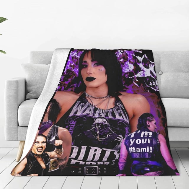 Couverture Légère Rhea Wrestler Ripley pour Climatiseur, Couverture King Size pour Toutes les Saisons, Couvertures Douces pour Voiture et Course 40"x30 Pouces