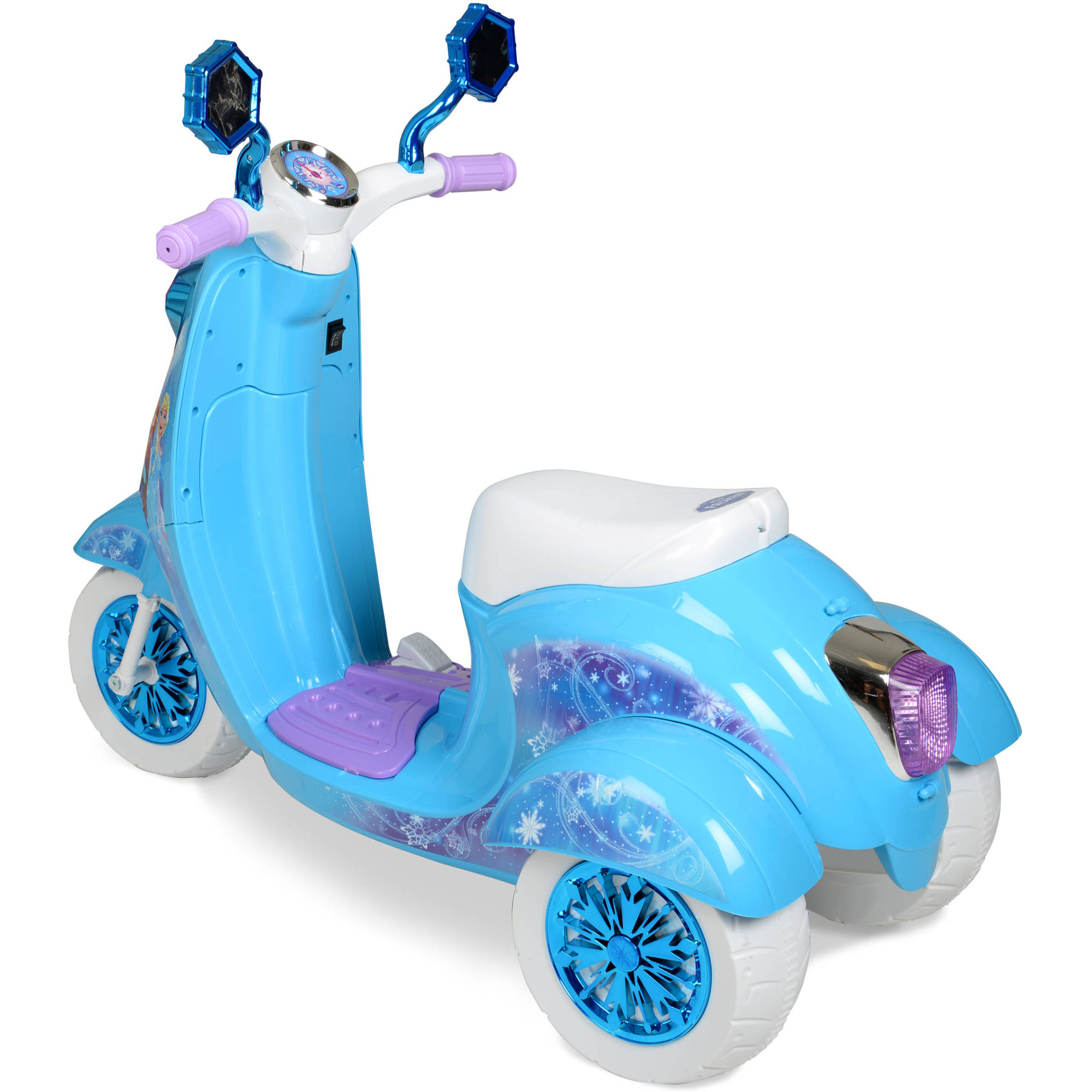 6 Volt Disney Frozen 3-Wheel Scooter Battery Powered Ride-On - image 4 of 6