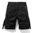 thumbnail image 4 of Miluxas Cargo Shorts for Men - Casual and Cotton 6 Inch Inseam Shorts Black 4(S), 4 of 4