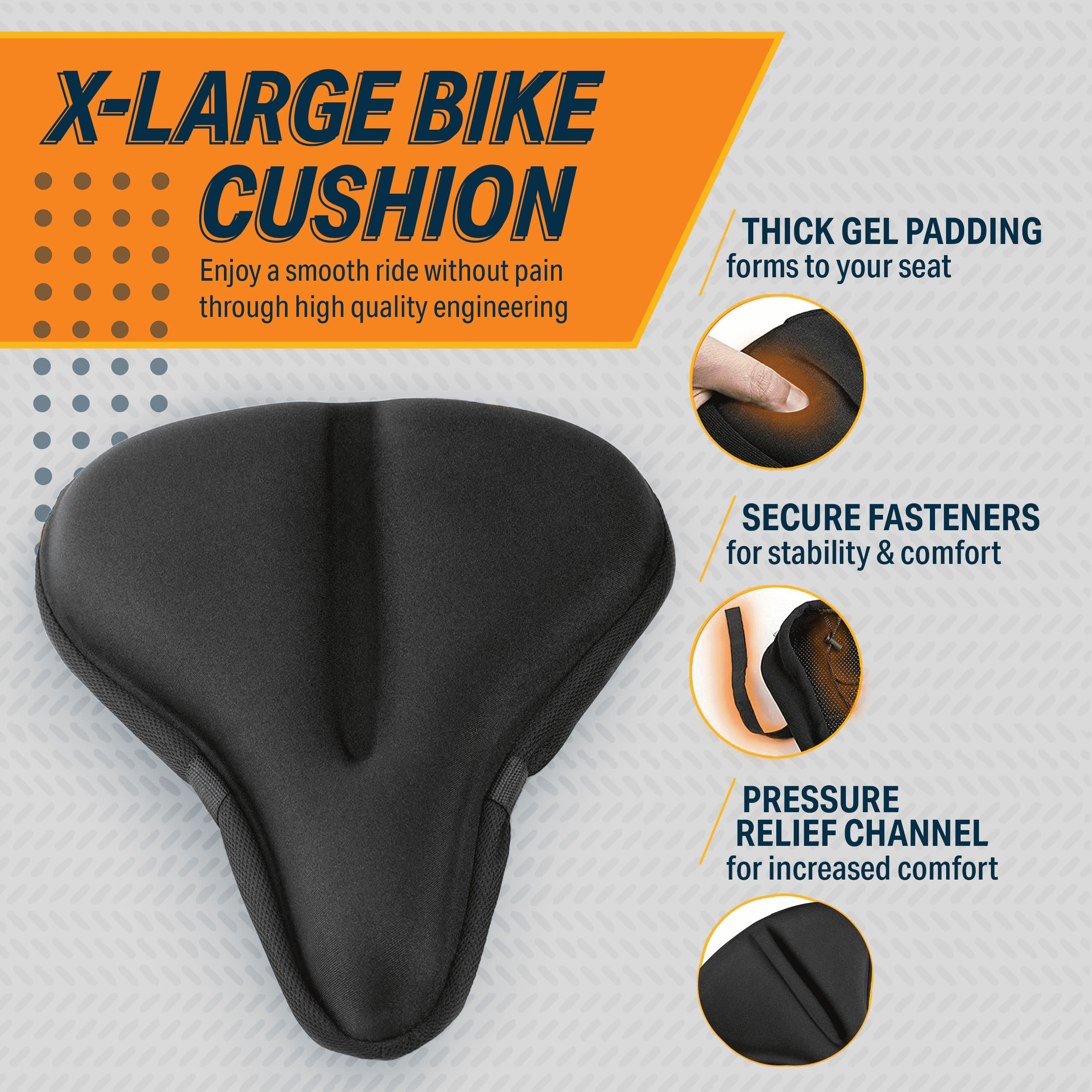 Extra Soft Bicycle Gel Seat Cushion – Electric Bike Paradise