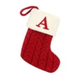 thumbnail image 1 of Honeeladyy Fuzzy Socks for Women,Christmas Letter Printed Stocking Wool Pendant Christmas Decorations Gift Bag Socks, 1 of 8