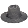 thumbnail image 4 of AERUSI Coco Keys Year Round Floppy Straw Sun Hat (Grey), 4 of 7
