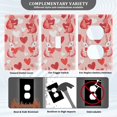 thumbnail image 3 of Yayeee Blank Wall Plate Cover 1-Gang 4.5"x2.7" Home Unused Decorative Outlet, Bunnies and Hearts, 3 of 7