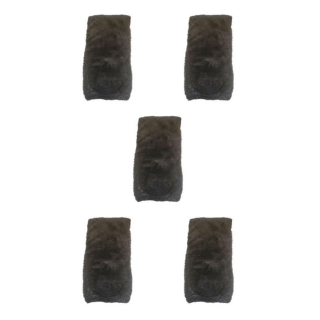 Youkk Warmth And Style Combined In Plush Over Knee Socks Wide Application Gift Idea black 5Set