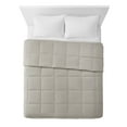 thumbnail image 2 of Mainstays King Comforter, Down Alternative, All-Season, Stone, 2 of 5