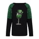 thumbnail image 5 of RKSTN Women's St Patrick's Day T Shirts Top Oversized Crewneck Glitter Luckys Irish Shamrocks Paddy's Day Graphic Print Long Sleeve Shirt Womens Casual Plus Size Round Neck Loose Fits Comfy Tees, 5 of 9
