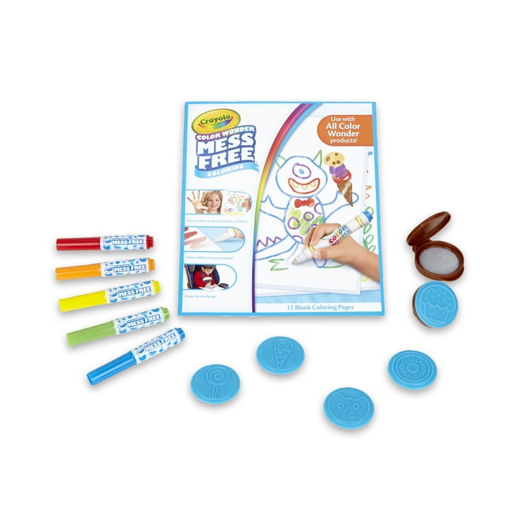 Crayola Color Wonder Mess-Free Glitter Paper & Markers Kit, Disney Princess